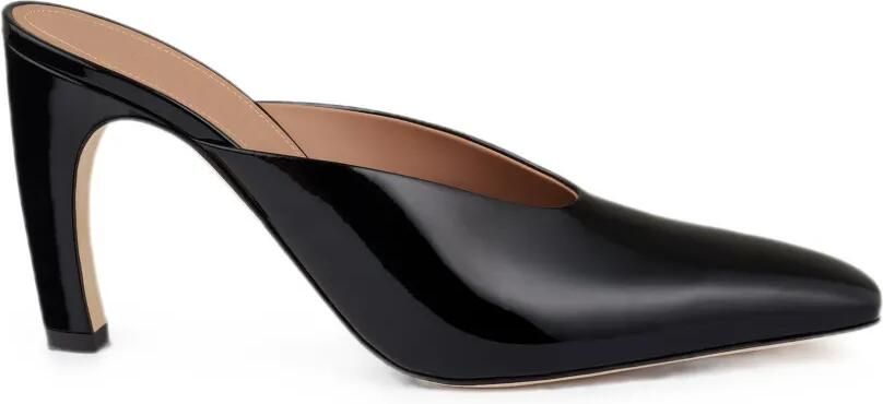 Malone Souliers Rowe leren muiltjes Zwart