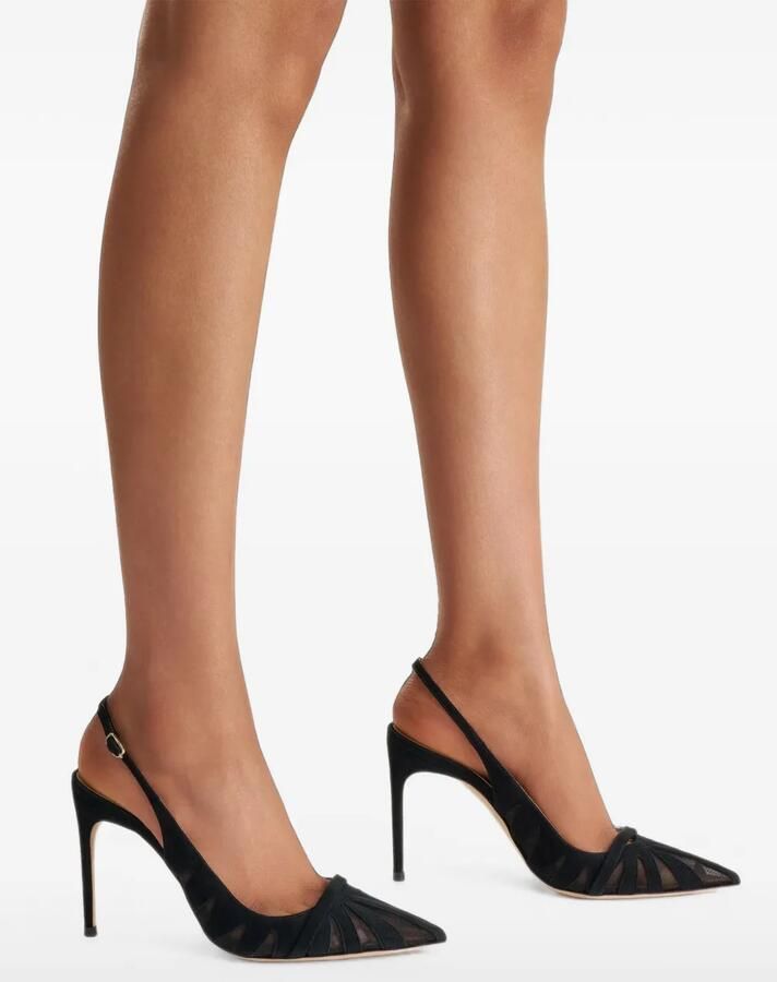 Malone Souliers Schiffer 90 slingback pumps Zwart - Foto 2