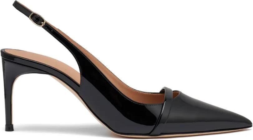 Malone Souliers Schiffer lakleren pumps Zwart
