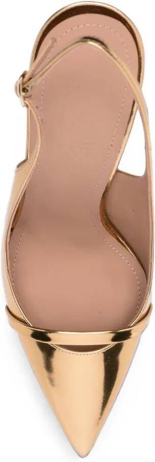 Malone Souliers Schiffer metallic leren pumps Goud - Foto 4