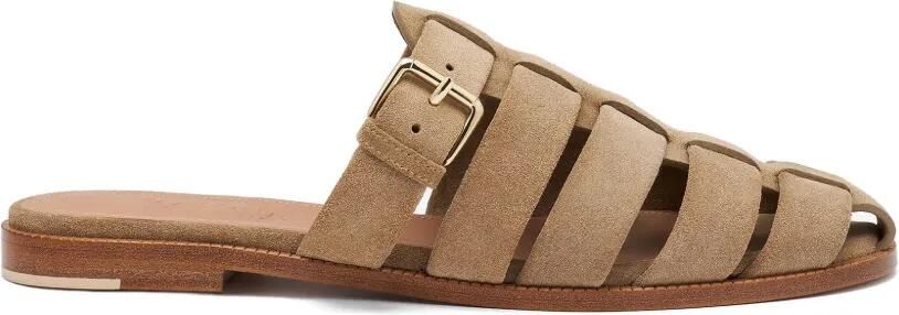 Malone Souliers Theresa gekooide muiltjes Beige