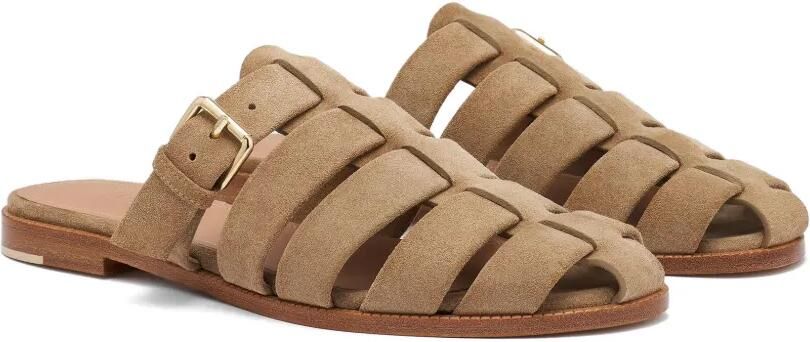 Malone Souliers Theresa gekooide muiltjes Beige - Foto 4