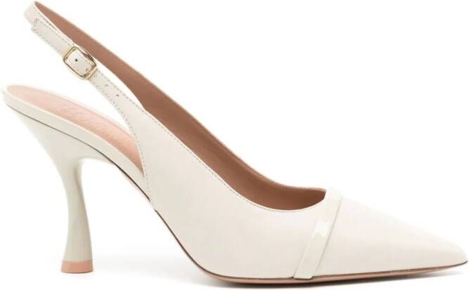 Malone Souliers Marion 85mm leather pumps Beige