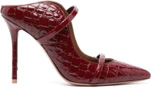 Malone Souliers Maureen leren muiltjes Rood