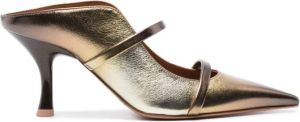 Malone Souliers Maureen muiltjes met metallic-effect Bruin