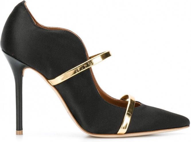 Malone Souliers 100 mm Maureen pumps Zwart