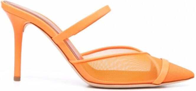 Malone Souliers Muiltjes met puntige neus Oranje
