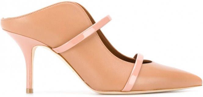 Malone Souliers Muiltjes met puntige neus Beige