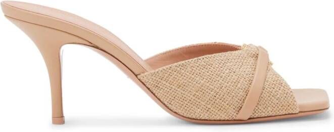 Malone Souliers Patricia satijnen muiltjes Beige