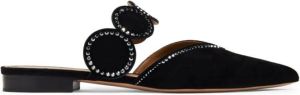 Malone Souliers Ballerina's verfraaid met kristallen Zwart