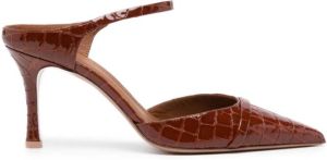 Malone Souliers Uma 80mm leather pumps Bruin