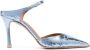 Malone Souliers Una metallic muiltjes Blauw - Thumbnail 1