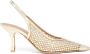 Malone Souliers Vesper 70mm slingback pumps met kristallen Goud - Thumbnail 1