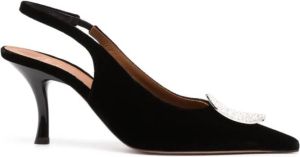 Malone Souliers Virgyn slingback pumps Zwart