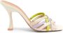 Malone Souliers West 90 mm leren sandalen Beige - Thumbnail 1