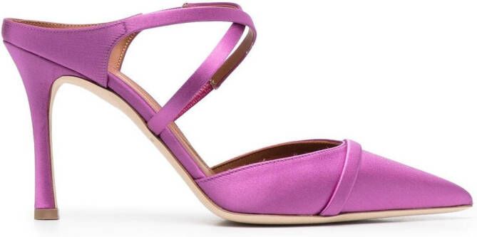 Malone Souliers Yoana leren pumps Paars