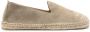 Manebi Espadrilles met logo-relief Beige - Thumbnail 1