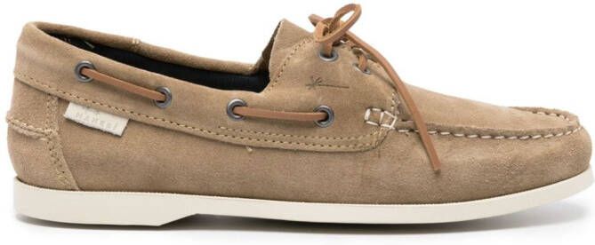 Manebi Hamptons suède bootschoenen Beige