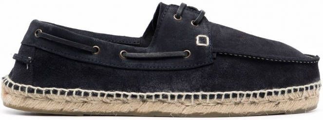 Manebi Hamptons suède bootschoenen Blauw