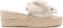 Manebi Havana espadrilles met plateauzool Beige - Thumbnail 1