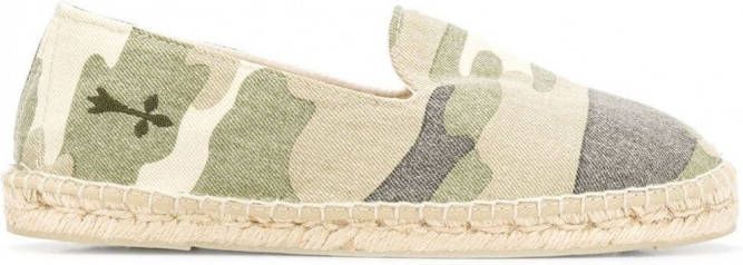 Manebi Instap espadrilles Groen