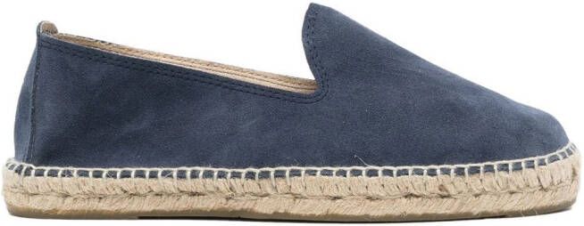 Manebi Leren espadrilles Blauw