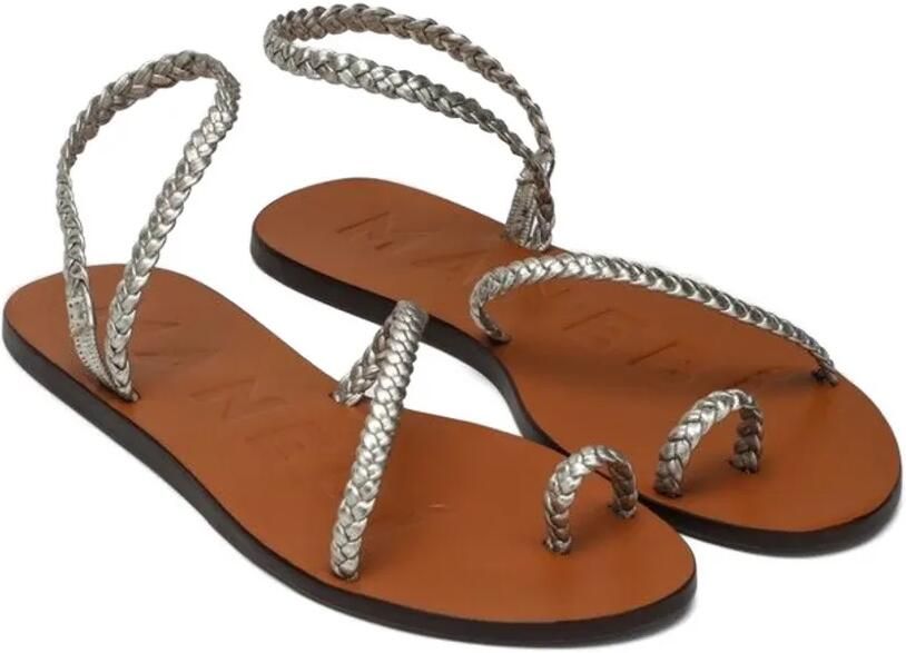 Manebi Canyon leren sandalen Grijs