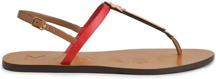 Manebi Canyon sandalen met palmboom Rood