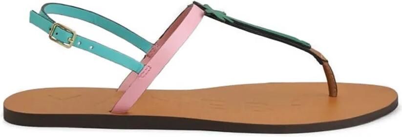 Manebi Canyon sandalen met palmboom Roze