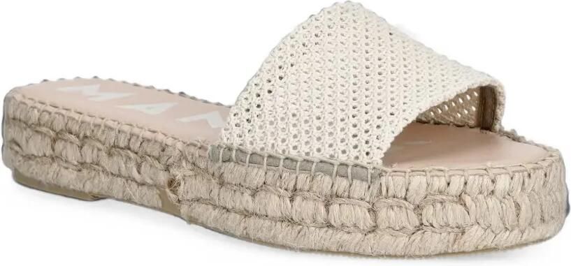 Manebi Gehaakte espadrilles Beige - Foto 3