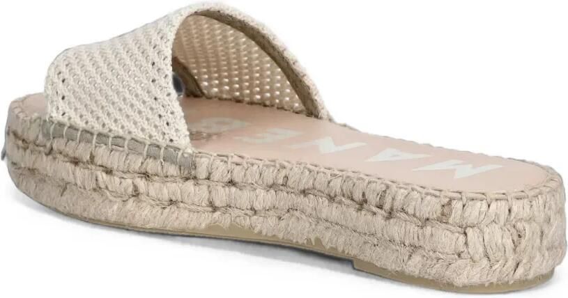 Manebi Gehaakte espadrilles Beige - Foto 2