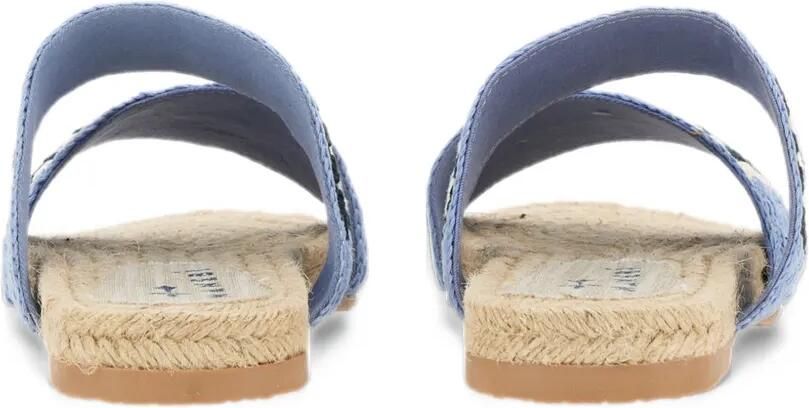 Manebi crochet-knit two-strap sandals Blauw - Foto 2