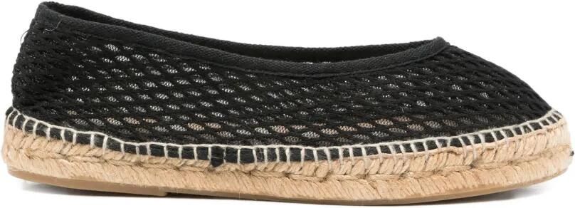 Manebi Espadrilles met mesh Zwart - Foto 1