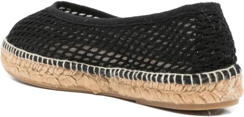 Manebi Espadrilles met mesh Zwart - Foto 3
