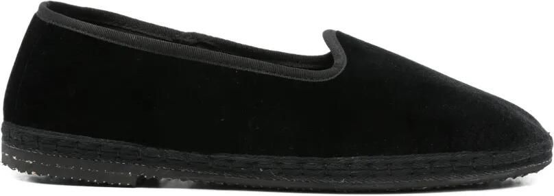 Manebi Fluwelen loafers Zwart