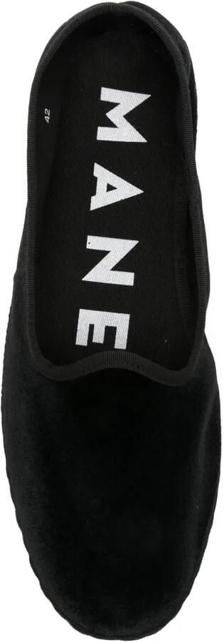 Manebi Fluwelen loafers Zwart - Foto 4