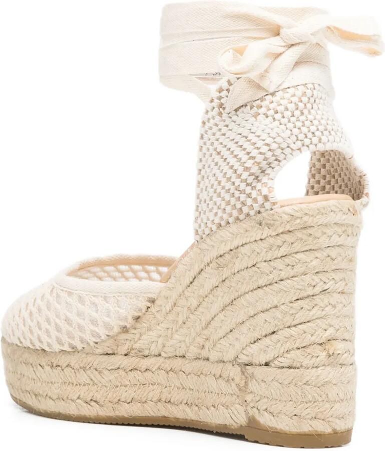 Manebi Gehaakte espadrilles Beige - Foto 2