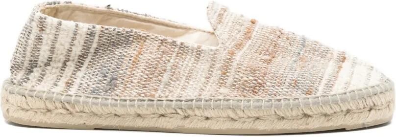 Manebi Geweven espadrilles Beige