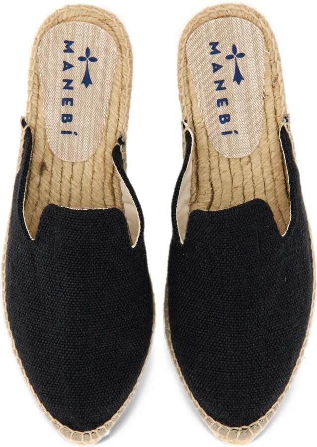 Manebi hemp espadrilles Zwart - Foto 2