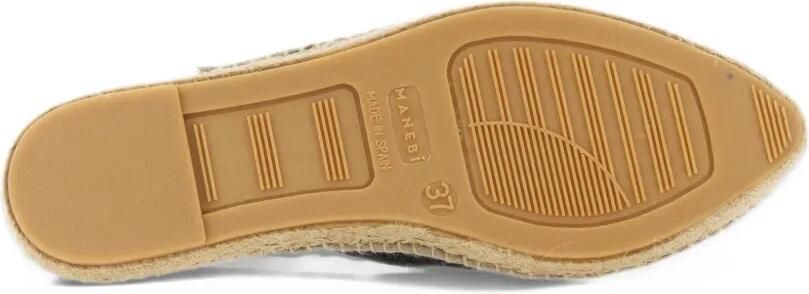 Manebi hemp espadrilles Zwart - Foto 5