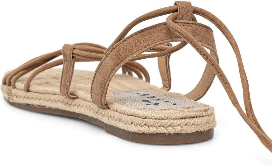 Manebi Suède sandalen met veters Bruin - Foto 2