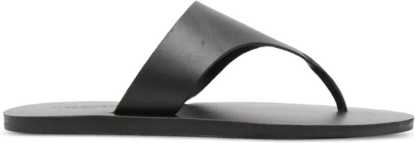 Manebi Leren sandalen Zwart
