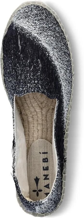 Manebi Platte espadrilles met plateauzool Blauw