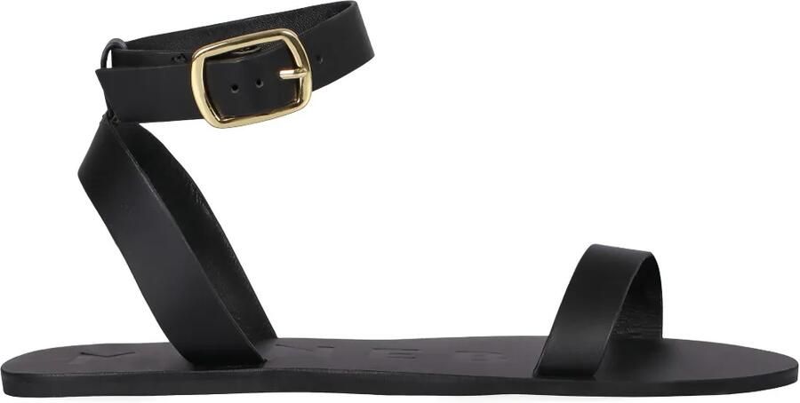 Manebi Sandalen met enkelbandjes Zwart