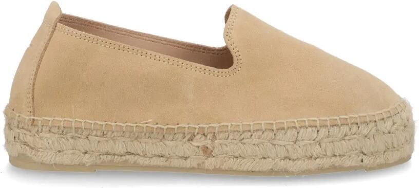 Manebi Suède espadrilles Beige