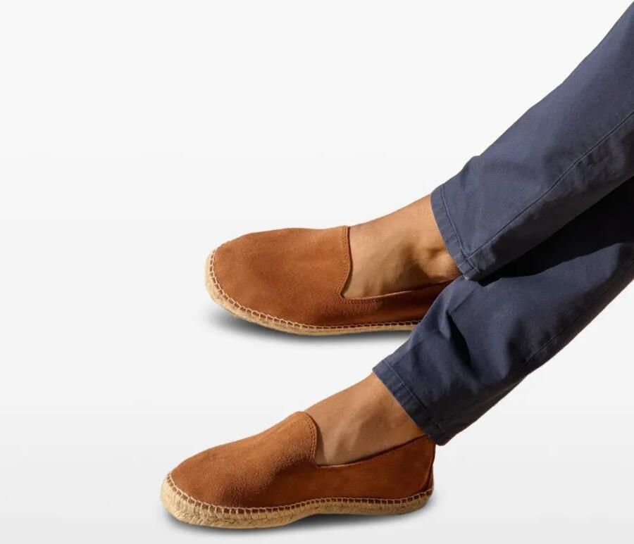 Manebi Suède espadrilles Bruin - Foto 3