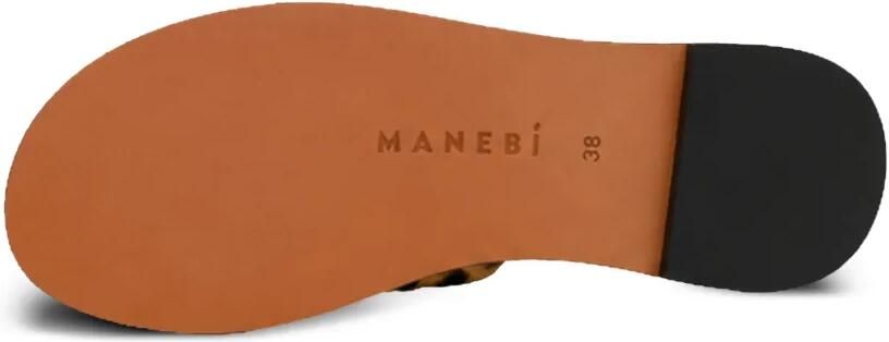 Manebi Suède espadrilles Bruin - Foto 3