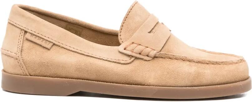 Manebi Suède loafers Beige