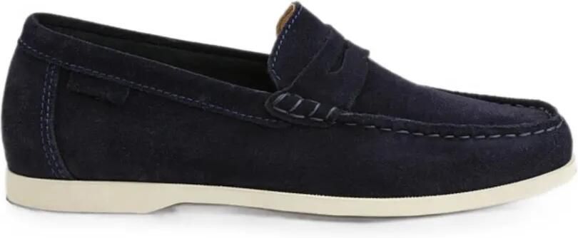 Manebi Suède loafers Blauw