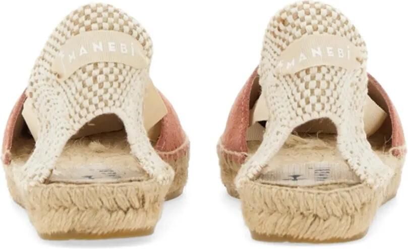 Manebi Suède sandalen met striksluiting Bruin - Foto 3